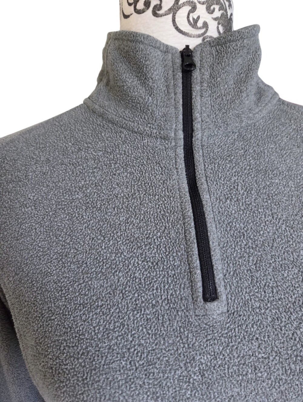 The North Face Tech Glacier 1/4 Zip Fleece Pullover Grey Womens Small - Picture 5 of 14